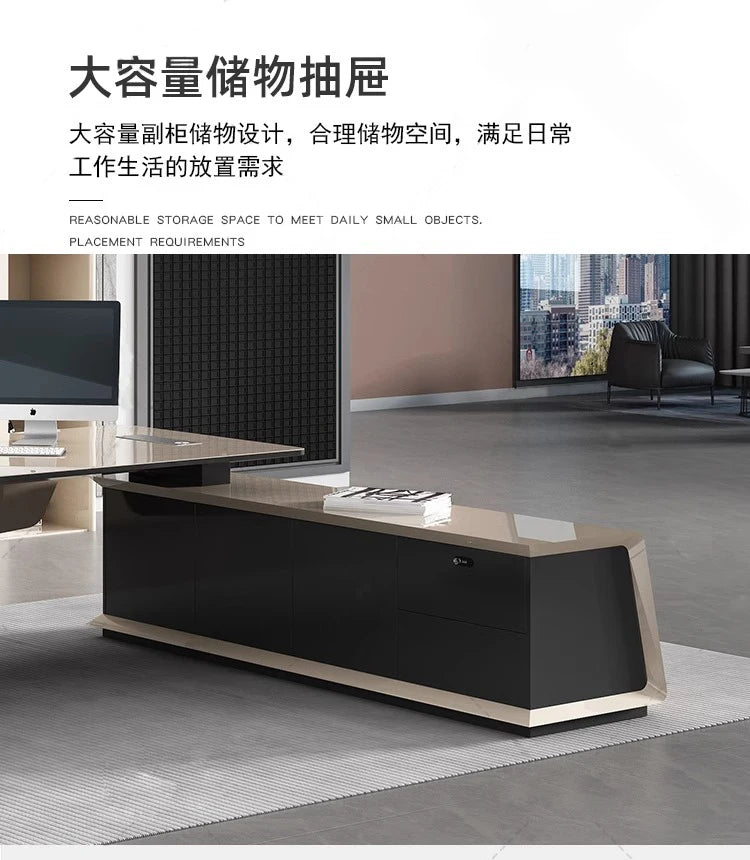 Big Wooden Executive Office Desk White Storage Standing Cheap Executive Office Desk Luxury Corner Mesa De Escritorio Mesa Office