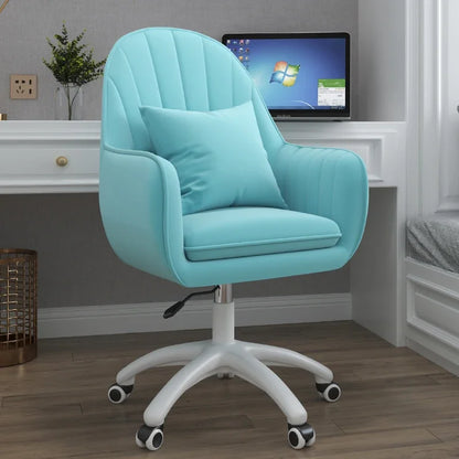 Executive Dormitory Lift Swivel Computer Chair Home Hotel Backrest Office Chairs Study Learning Bedroom Casual Makeup Chair