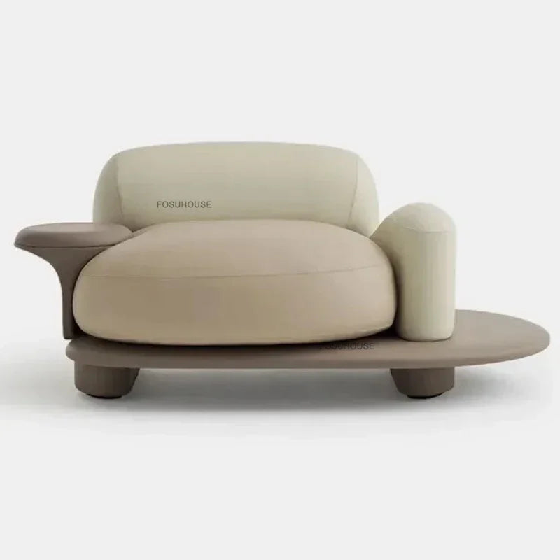 Italian Fabric Living Room Sofas Designer Pebble Sofa Bed Home Corner Creative Recliner Back Sofa Nordic Living Room Furniture L