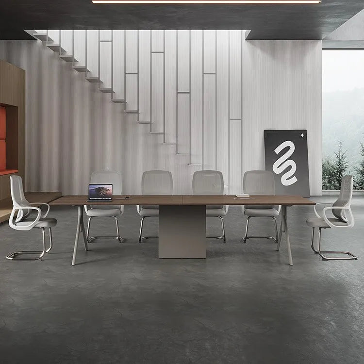 Conference Table Simple Modern Meeting Office Rectangular Business Negotiation Environmental Protection Large And Small Conferen