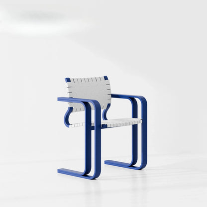 X Woven Vintage Solid Wood Retro Dining Chair Armchair New High-End