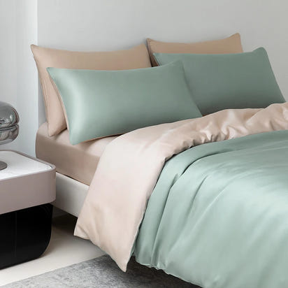 Mulberry Silk Bedding Set Luxury Natural 100% Silk Duvet Cover Set Bed Sheet Pillowcase Single Double Bedsheet King Queen Size