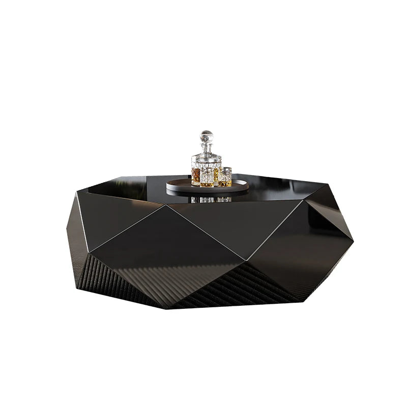 Minimalist diamond coffee table high-end small apartment hotel KTV special-shaped light luxury coffee table