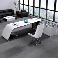 Luxury Long Office Desk Modern Design Storage Multifunctional Office Desk Display Minimalist Mesas Escritorio Trendy Furniture