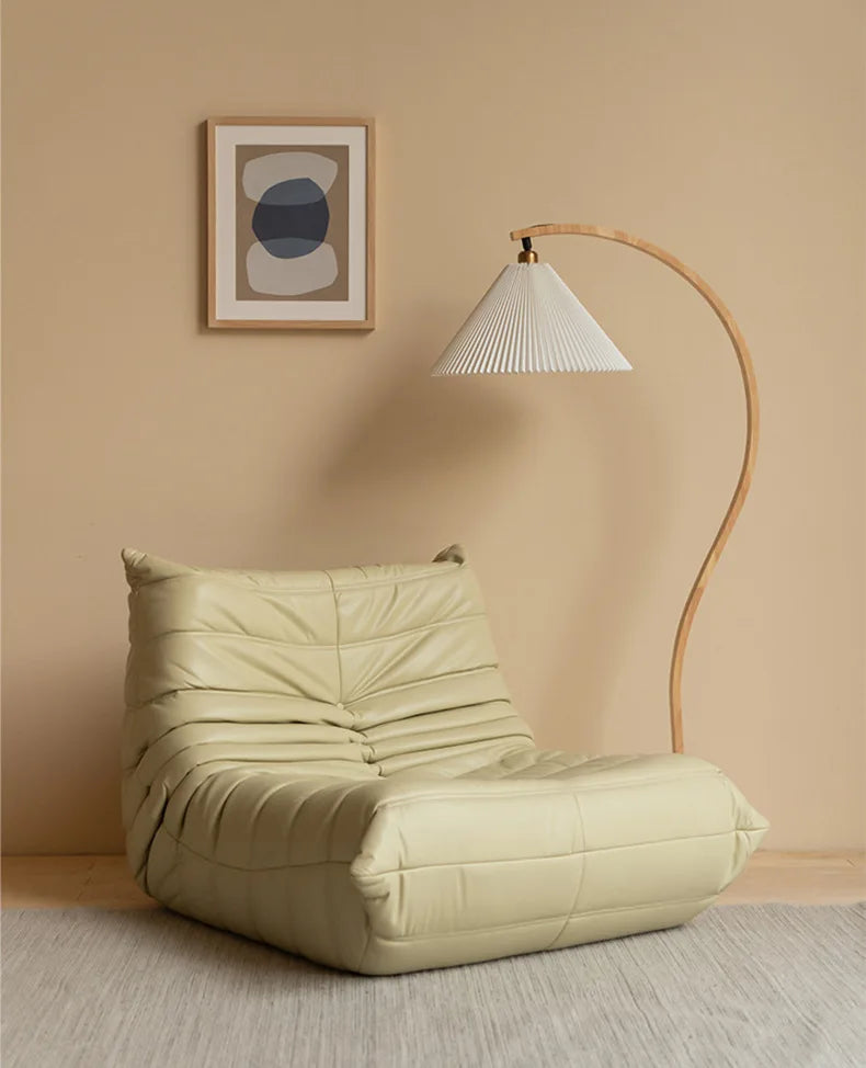 Caterpillar sofa togo modern living room balcony lounge lazy sofa available white lamb wool sofa