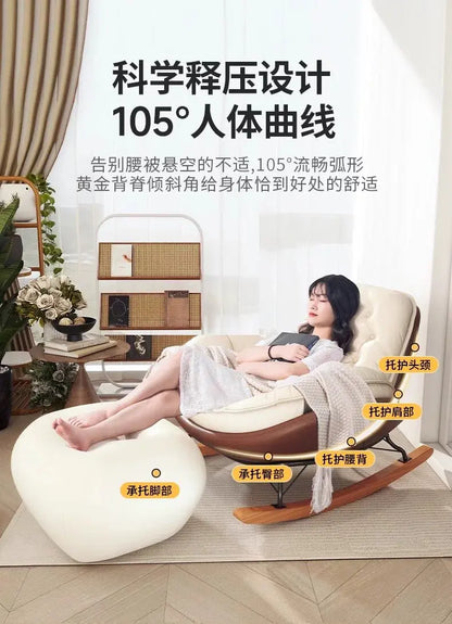 Lounger Balcony Recliner Chair Comfortable Fluffy Floor Hallway Recliner Chair Reading Interior Silla Mecedora Nordic Furniture