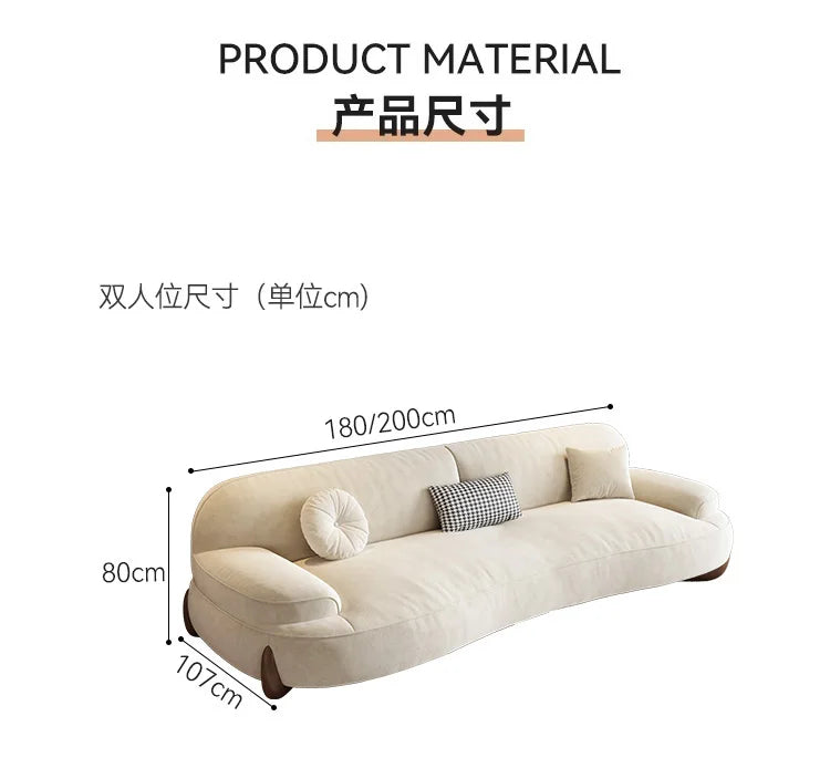 Floor Grande Living Room Sofas Wood Legs Relax Reception Recliner Sofa Minimalista Japanese Divani Soggiorno Furniture Modern