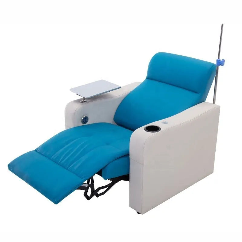 InfusionMedical Electric Sofa Chair Infusion Chair Hospital Furniture with Infusion Rack for Hospitals or Clinics