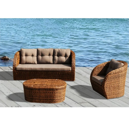 Aluminum Outdoor Garden Rattan Furniture Chair Sofa Set Rope Furniture Set Garden Sets