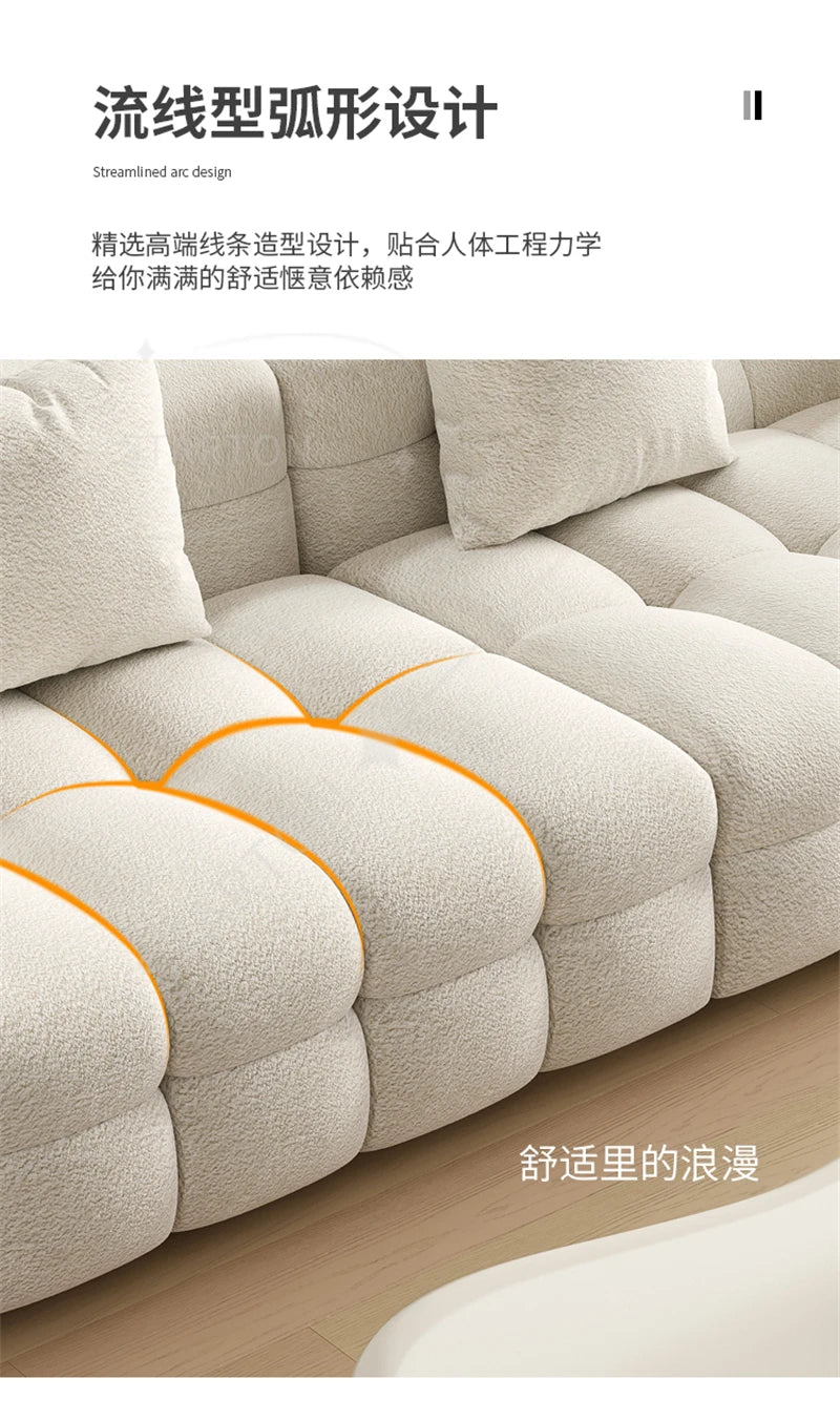 Living Room Furniture Mario Bellini Boucle Modular Sofa Modern Design Sectional Velvet Set Nordic Sofa Sofas Modernos