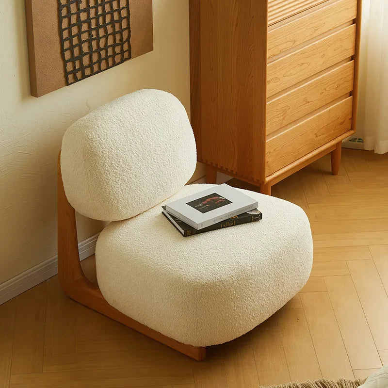 Furniture Sofa Chairs Patio Lounge Chair Modern Nordic Wooden High Single Chair Living Room Furniture