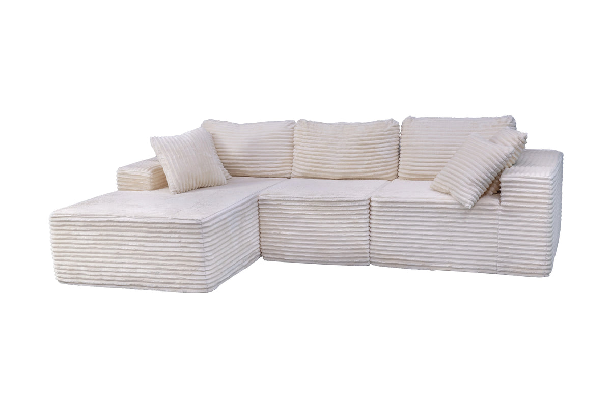 Combination sofa sofa compressed fabric living room furniture recliner