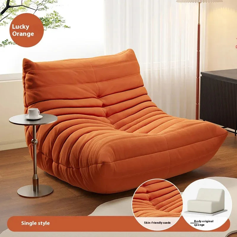 Modern Double Lazy Sofa Living Room Minimalist Relaxing Recliner Sofa Puff Comfortable Salas Y Sofas Muebles Rooam Decor