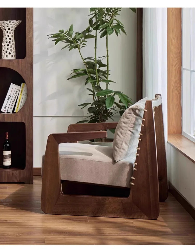 Salon Balcony Living Room Chairs Relax Modern Individual Wooden Living Room Chairs Comfortable Lazy Sillon Postmodern Furniture