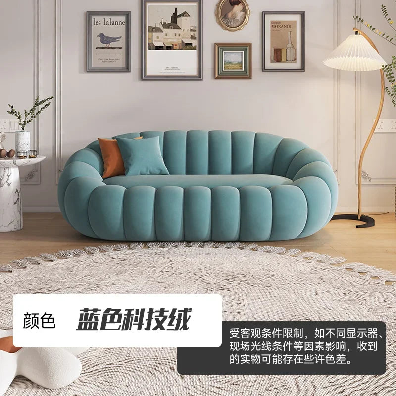 Cloud Sofa Plush Pumpkin Sofa Combination Soft And Comfortable Modern Living Room Sofa Suite Apartment Home Decoration Furniture
