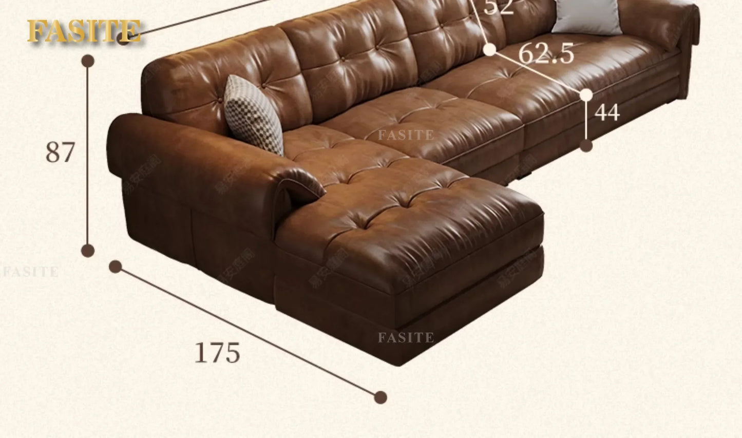 Portable Minimalist Brown Sleep Sofa Faux Leather Designer Loveseat   Sofa Couch Cloud  Living Room Furniture