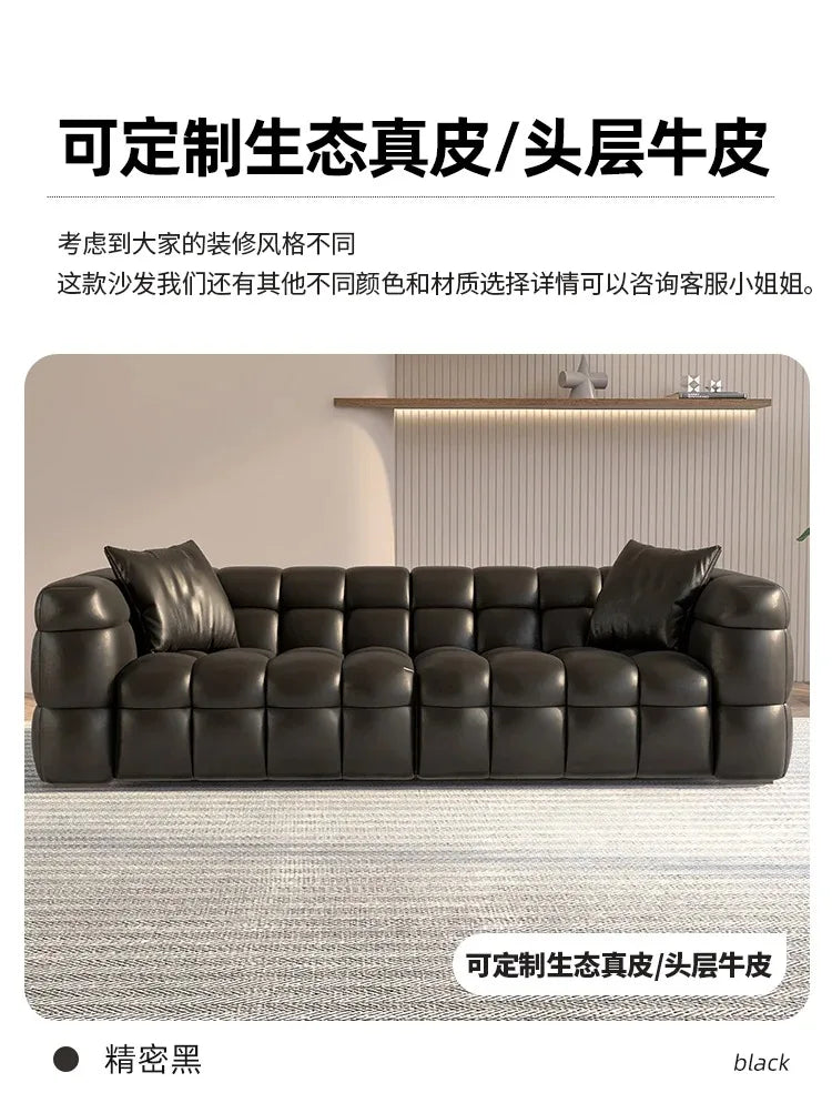 Classic Family Living Room Sofa Nordic Minimalist Comfortable Lounge