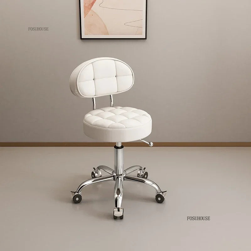 Backrest Pedicure Chair Barber Shop Pulley Hairdressing Chairs Lifting Manicure Stool Design Hair Salons Furniture Barber Chair