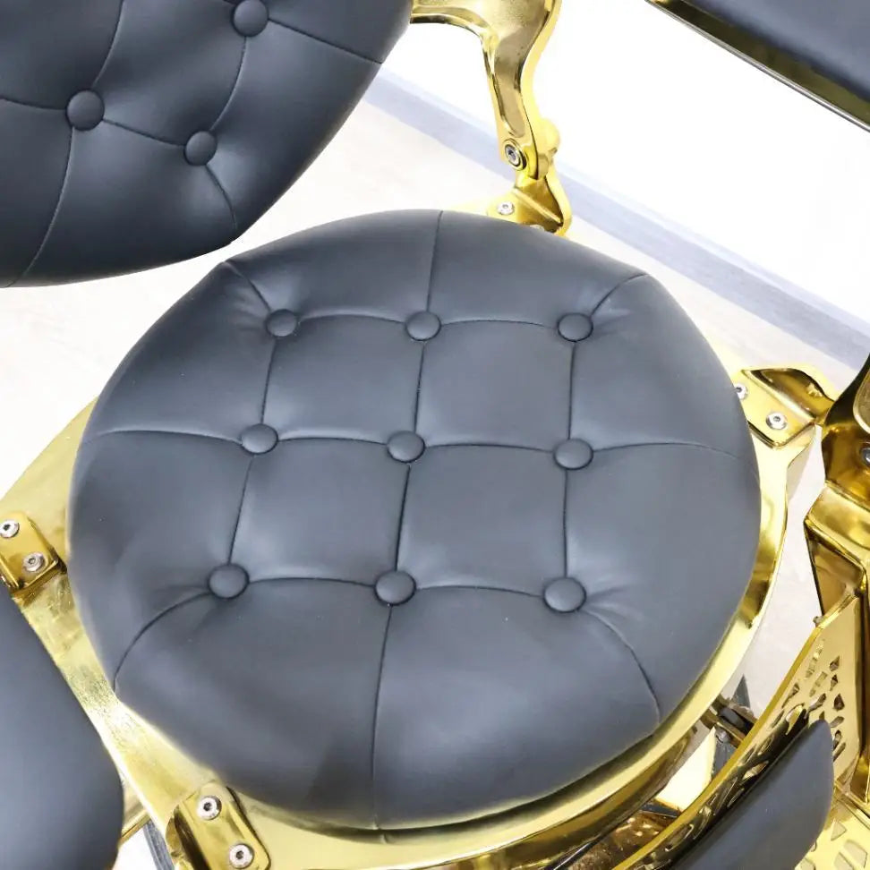 Luxury Barber Shop Barber Chair, 360° Rotatable and Lie Diagonally, Hydraulic Lift, Chairs, Beauty Hair Cut Salon Furniture