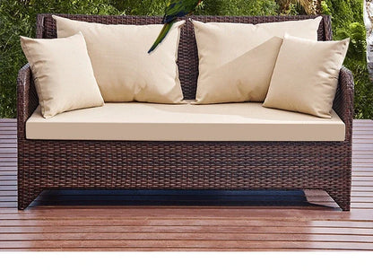 Balcony outdoor combination Living room courtyard hand-woven rattan sofa Rattan chair simple leisure furniture Economically