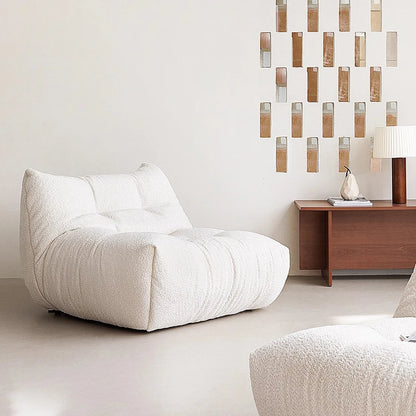 Nordic Cream Style Living Room Sofa White Square Combination Creative Design Lazy Couch Comfort Home Furniture Lounge Chair FYLS