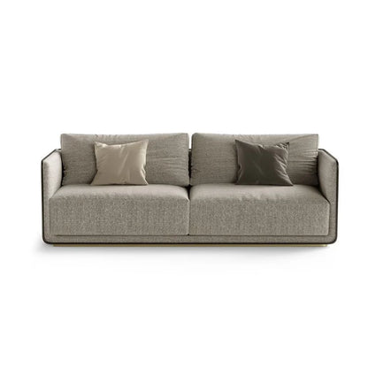 Modern Furniture Living Room Interior Sofa Wooden Base Villa Corner Kama Sofa Set