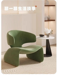 Modern Luxury Hugging Chair, High-end Lazy Sofa Chair, Home Office, Company Negotiation, Reception, Leisure Sofa for Home Use