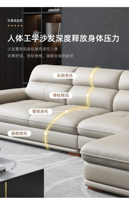 Real Minimalist Living Room Sofas Classic Sleeping Modern Lounge Sofa Leather Luxury Soft Couch Wohnzimmer Furniture For Home