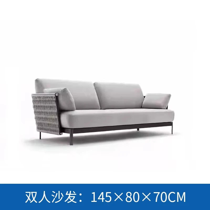 Advanced Luxury Outdoor Sofas Simplicity Creative New Style Garden Sofas Villa Party Accent Furniture Arredo Giardino Lshysf