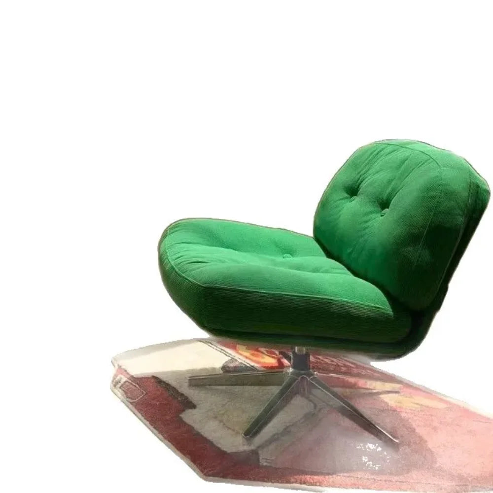 Modern Living Room Furniture Single Sofa Chair Corduroy Lounge Chair, Small Space Accent Chair Comfortable Reading Chair