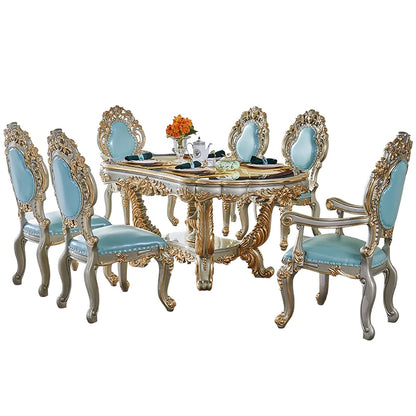 Dining Table Villa Restaurant Dining Table Court Solid Wood Dining Table