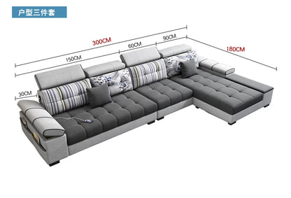 Sectional Living Room Sofas Lazy Lounge Designer Relax Sofa Multifunction Reclining Canape Salon De Luxe House Accessories