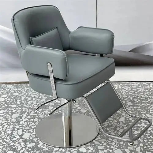 Workshop Tattoo Barber Chair Cosmetic Nail Trolley Workshop Luxury Adjustable Barber Chair Stool Silla De Barbero Home Furniture