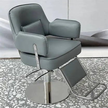 Workshop Tattoo Barber Chair Cosmetic Nail Trolley Workshop Luxury Adjustable Barber Chair Stool Silla De Barbero Home Furniture