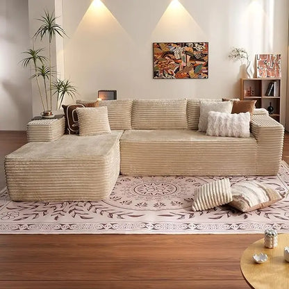 104" Cloud Sectional Couch with L-Shape Chaise,Modern Modular Sofa with Deep Seat, Upholstered Couches for Living Room Bedroom,N