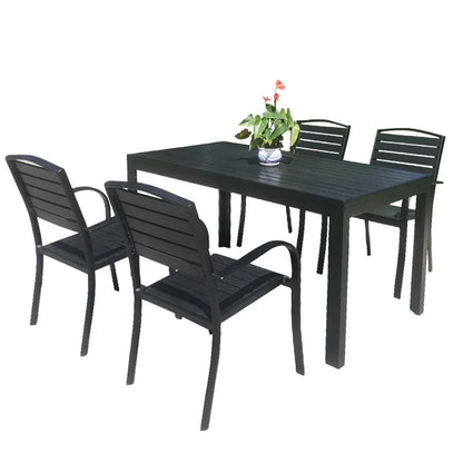 Garden balcony garden leisure aluminum alloy table and chair combination