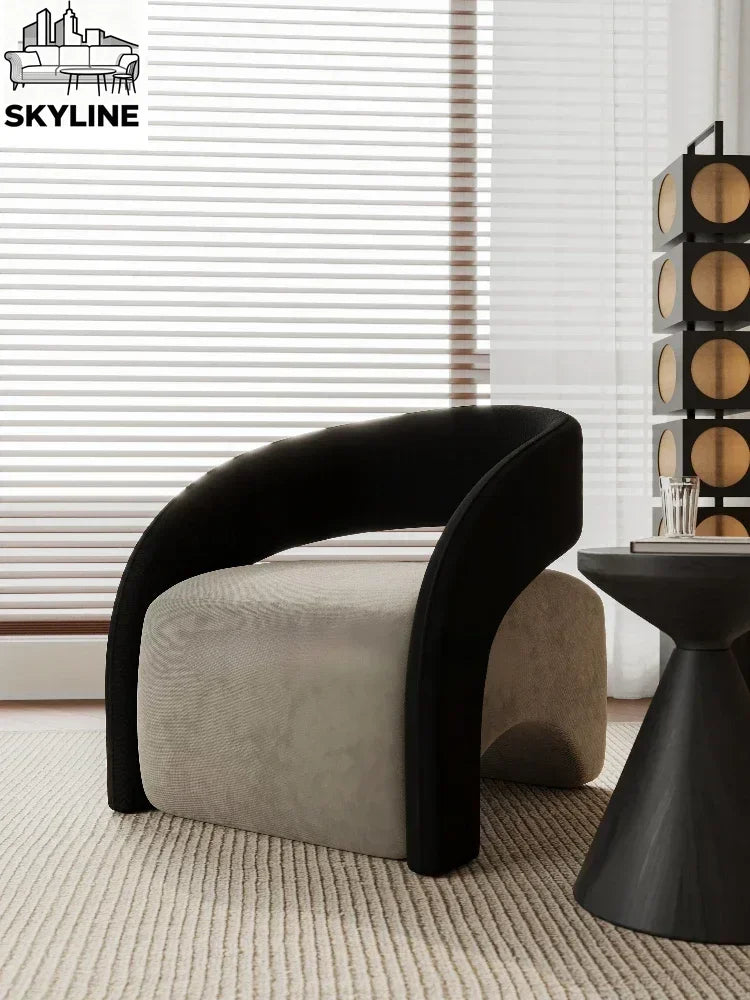 Single Chair Living Room Lazy Single Sofa Leisure Chair Designer Sofa Chair Single Sofa Light Luxury High-end