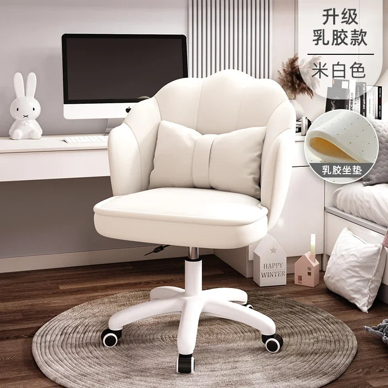 Home Comfortable Study Office Chairs Back Swivel Chair Dormitory Gaming Chair Student Lovely Computer Chair Bedroom Furniture