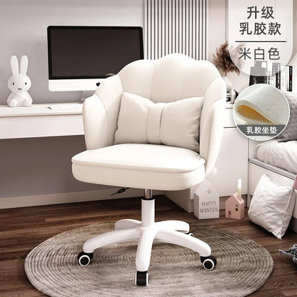 Home Comfortable Study Office Chairs Back Swivel Chair Dormitory Gaming Chair Student Lovely Computer Chair Bedroom Furniture