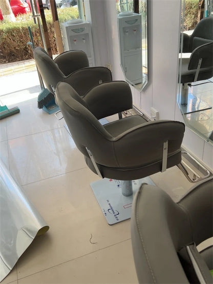 Luxury Barber Chairs Hair Salon Special Liftable Barber Chair Simple Salon Furniture Hairdressing Salon Chairs