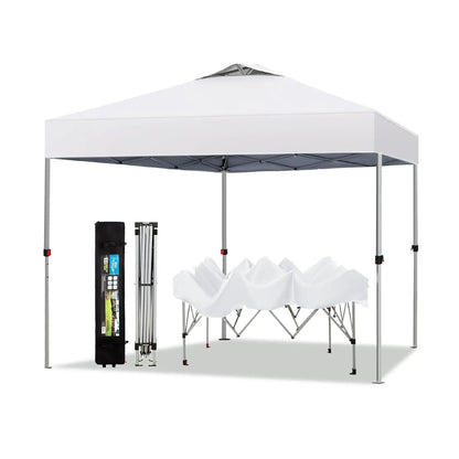 10x10 Pop Up Canopy Tent Easy Outdoor Sun Shade for Events Party 100 Sq Ft Blue, Custom