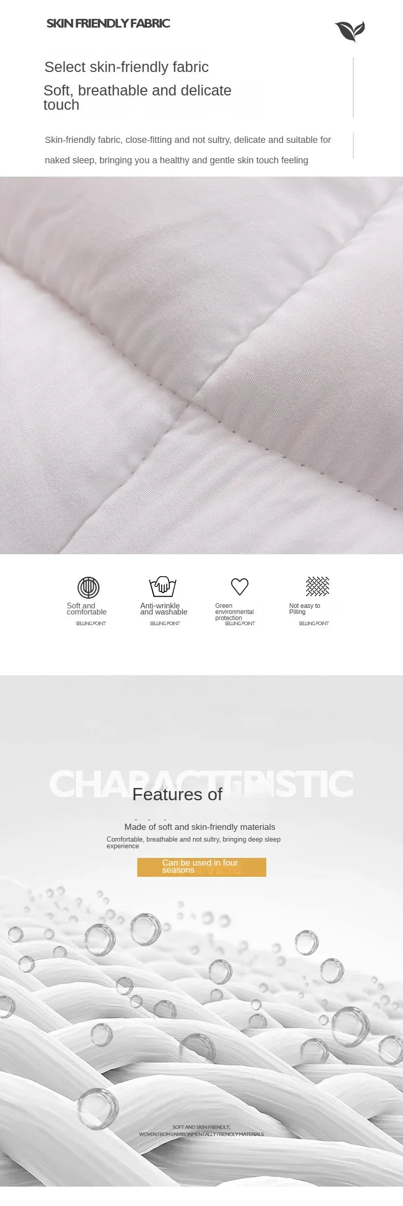 Queen Mattress Topper for Body Pain Relief, 1000 GSM Extra Thick Mattress Pad Cover with Elastic Pocket, 7D fiber Bed Topper