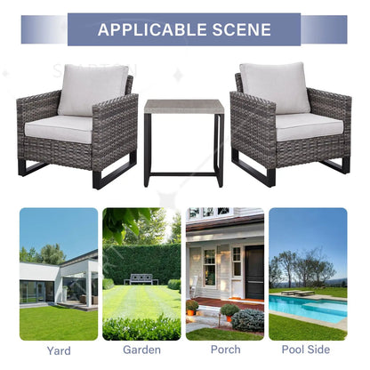 Garden Sofa Rattan Wicker Patio Sofa Wicker Furniture High Quality Outdoor Rattan Patio Furniture Modern Garden Sofa Set