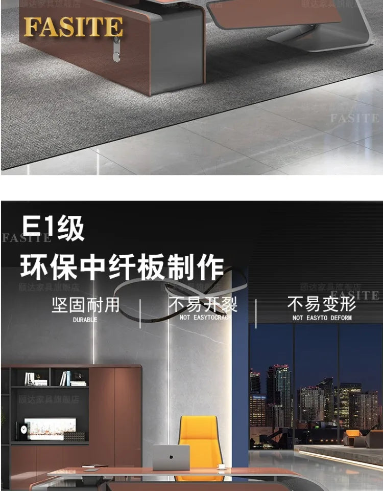Office Furniture Desk Complete Boss Desk Modern Manager  Fashion
