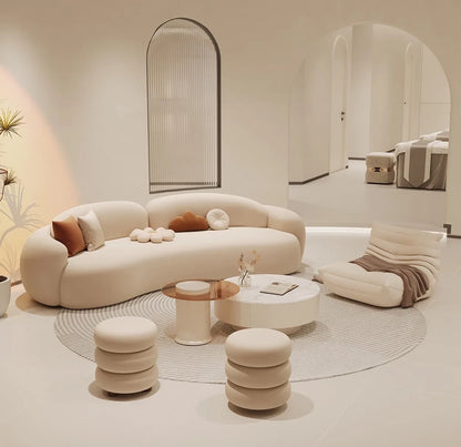 Lazy Classic Living Room Sofas Floor Designer Cushion Comfortable Sofa Elegant Relax Meuble De Salon Furniture Accessories