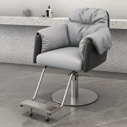 Creative Luxury Barber Chairs Modern Simple Style Minimalist Salon Chairs Space Saving Italian Friseurstuhl Salon Furniture
