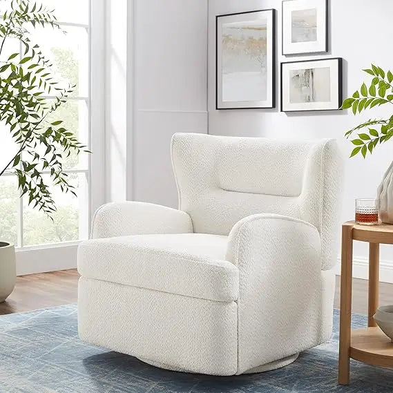 Swivel Accent Chair,Modern 31.50 Upholstered Armchair, Comfy Accent Chair for Living Room,Bedroom, Corner, Reading