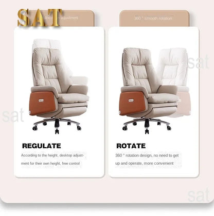 Intelligent Electric Massage boss Chair, Comfortable Home Computer Chair, Modern Business Ergonomic Luxury Office Chair