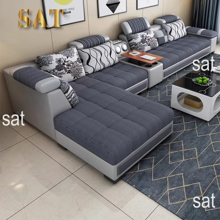 #For Luxury Multifunctional Living Room Fabric Sofa Design Modern Modular Solid Wood Home Furniture Luxury Living Room Sofas*