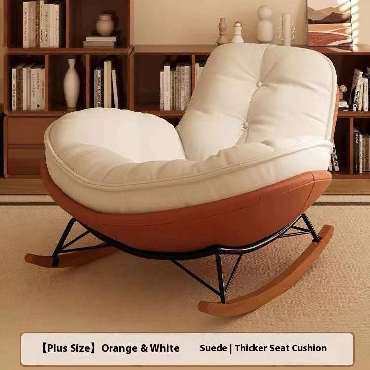 Nordic-style rocking chairs, chairs for rest, balconies, living rooms, leisure, lazy sofas, adult light stools, penguin chairs